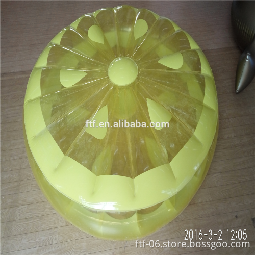most popular lovely yellow lemon inflatable floating row